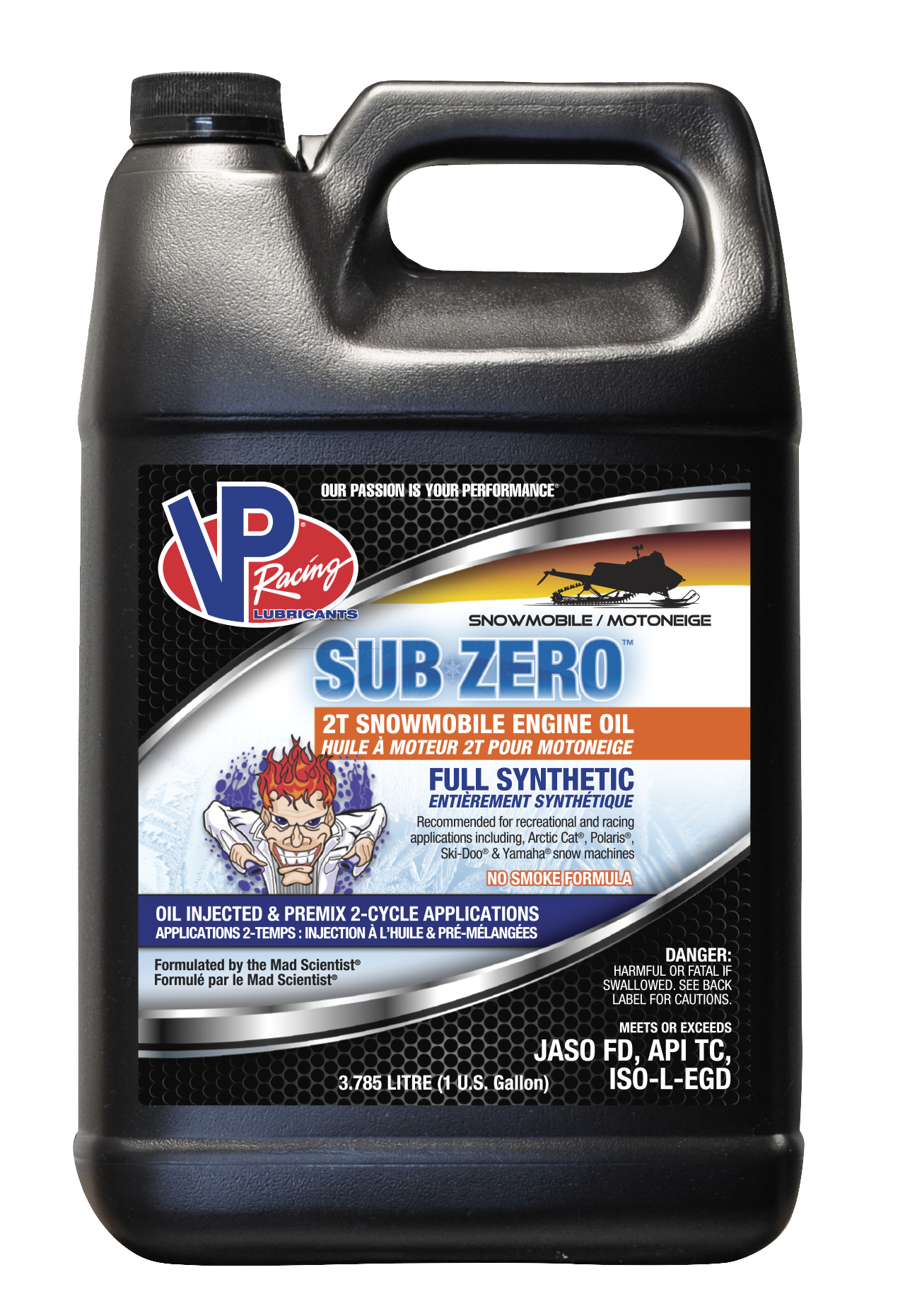 Vp Racing Sub-Zeros Syn 2T Snowmobile Oil