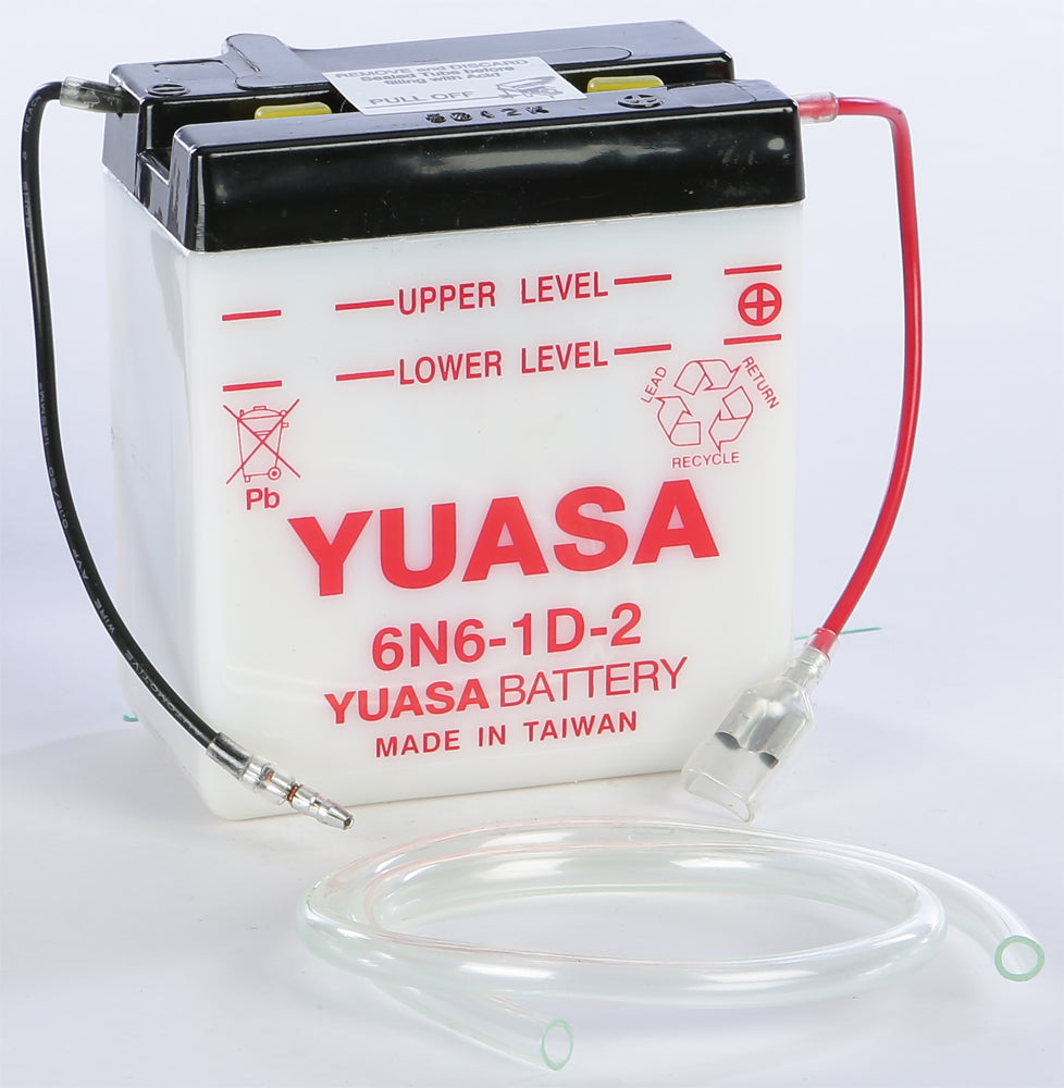Yuasa Battery 6N6-1D-2 Conventional