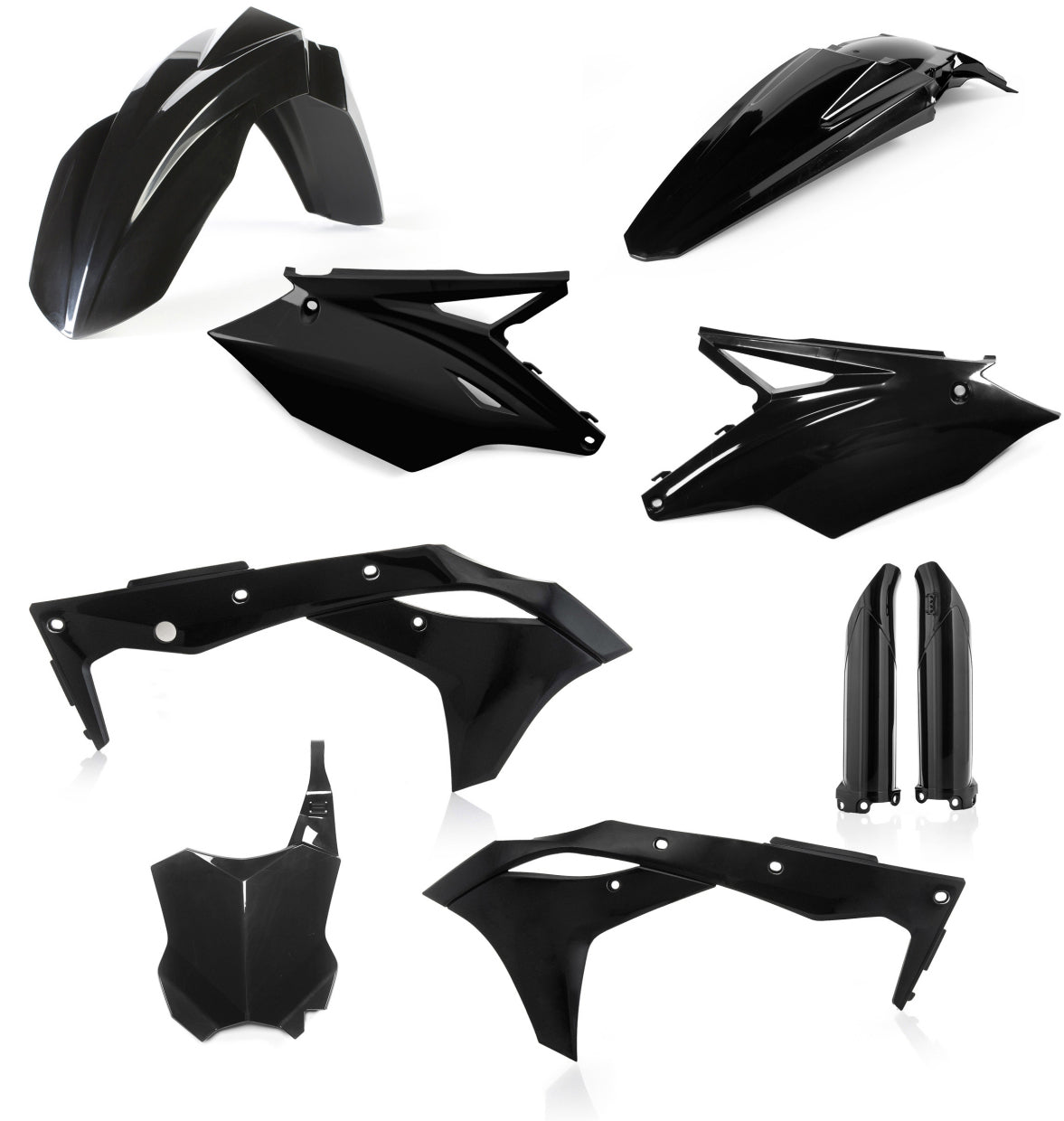 Acerbis Full Plastic Kit Black • #26858-20001