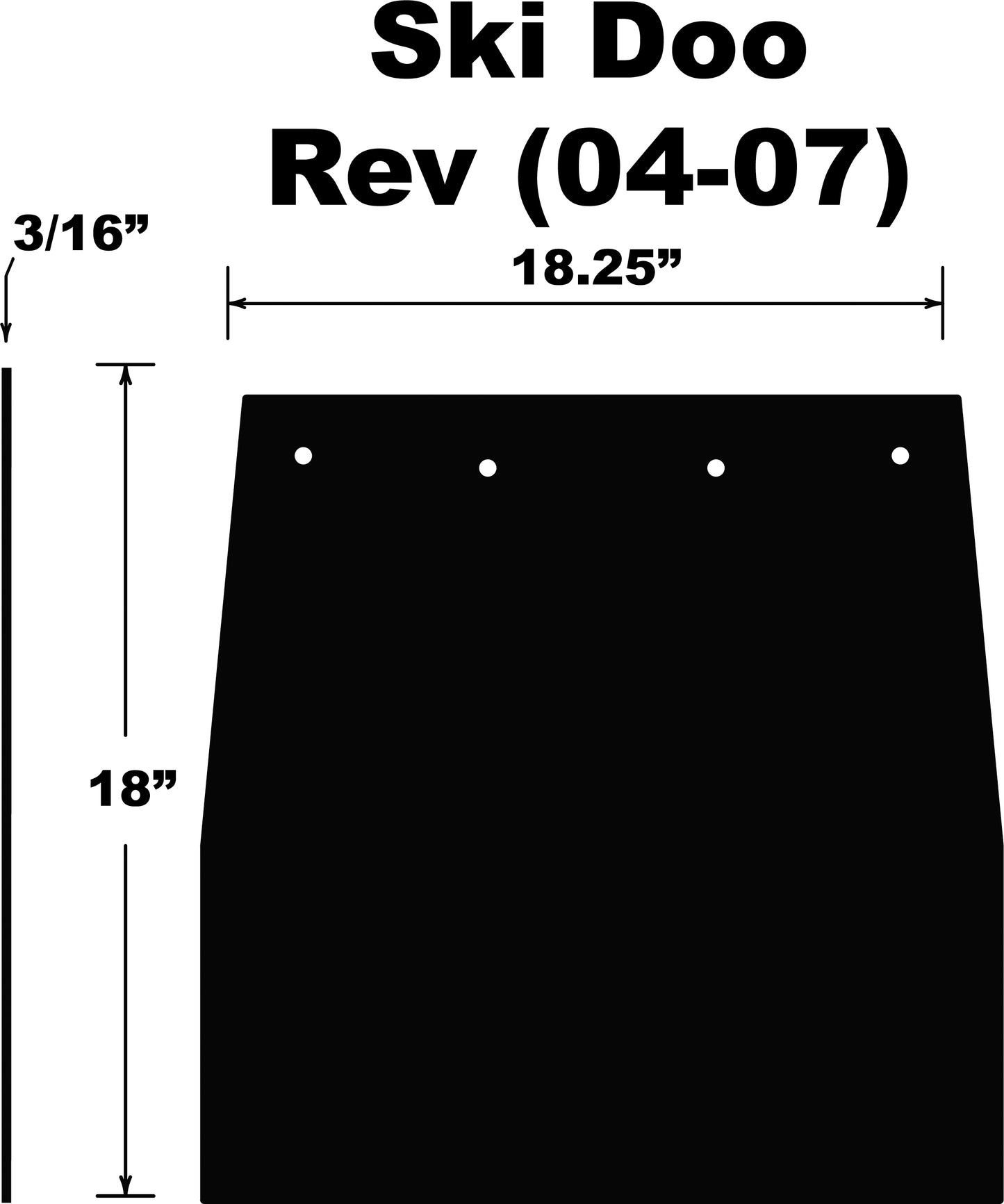 Pdp Snowflap Ski Doo Rev 04-07