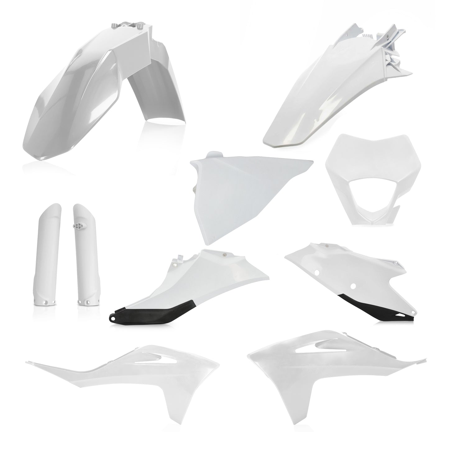 Acerbis Full Plastic Kit Gas White/Black