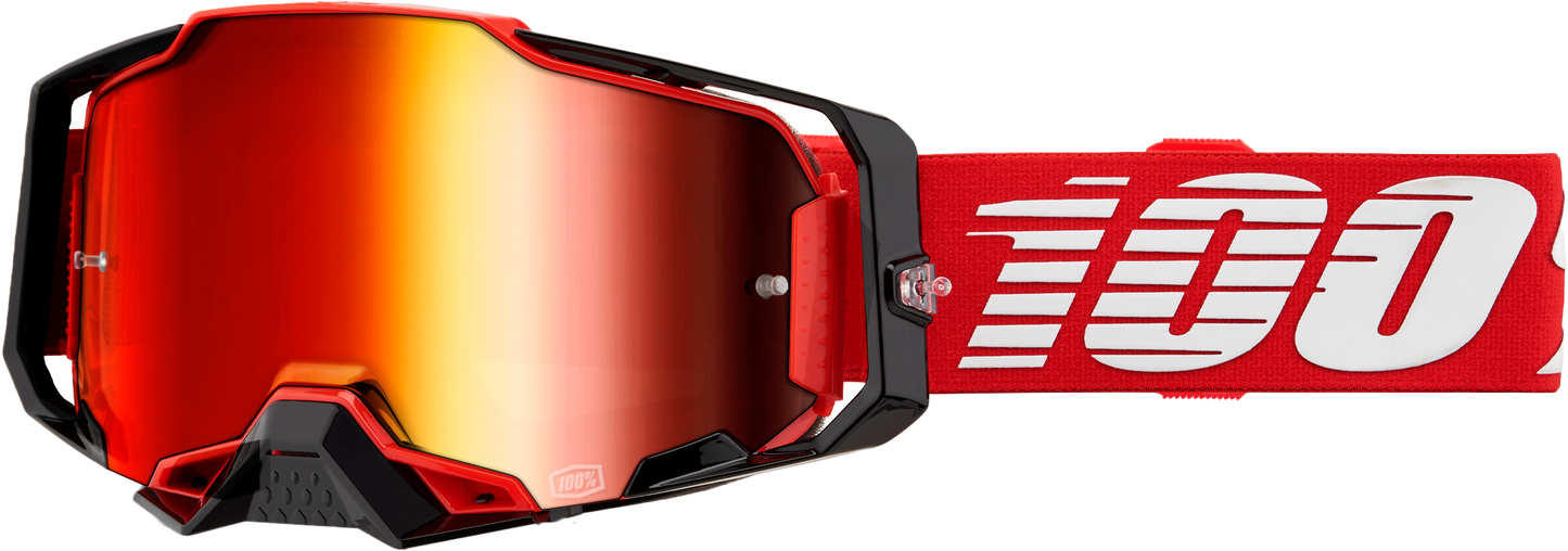 100-Percent Armega Goggle Red Mirror Red Lens