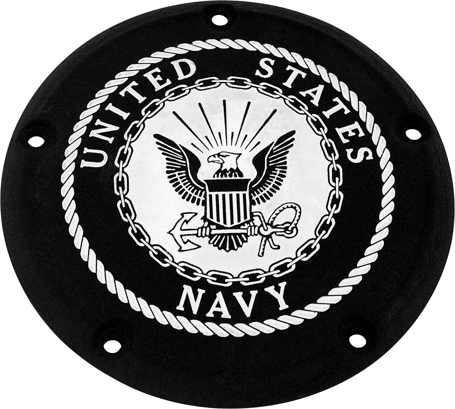 Custom Engraving 7 Tc Derby Cover Navy Black
