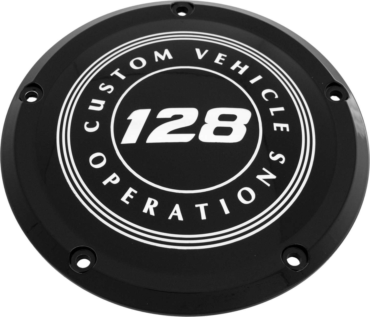 Custom Engraving 6 M8 Softail Derby Cover 128 Cvo Black