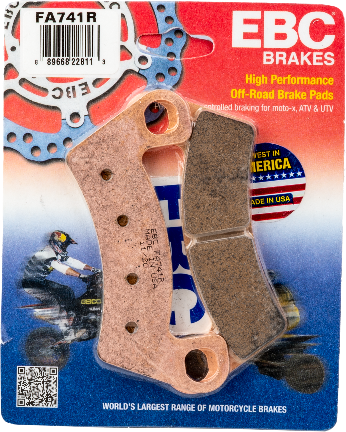 Ebc Brake Pads Fa741R Sintered R Series