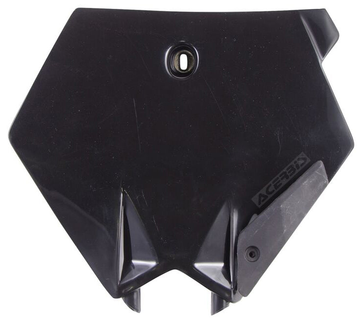 Acerbis Front Number Plate Black • #22530-80001