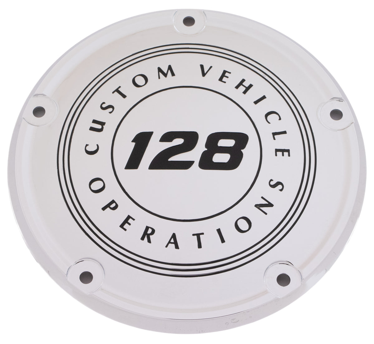 Custom Engraving 6 M8 Softail Derby Cover 128 Cvo Chrome