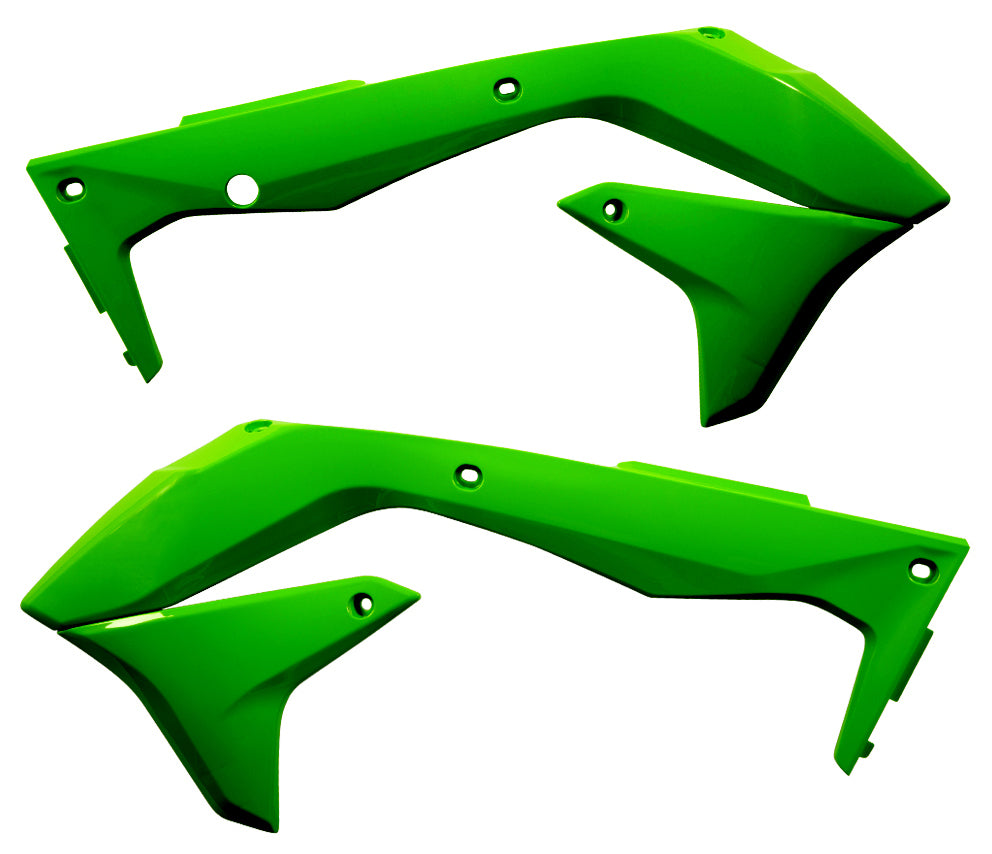 Acerbis Radiator Shrouds Green • #24496-90006