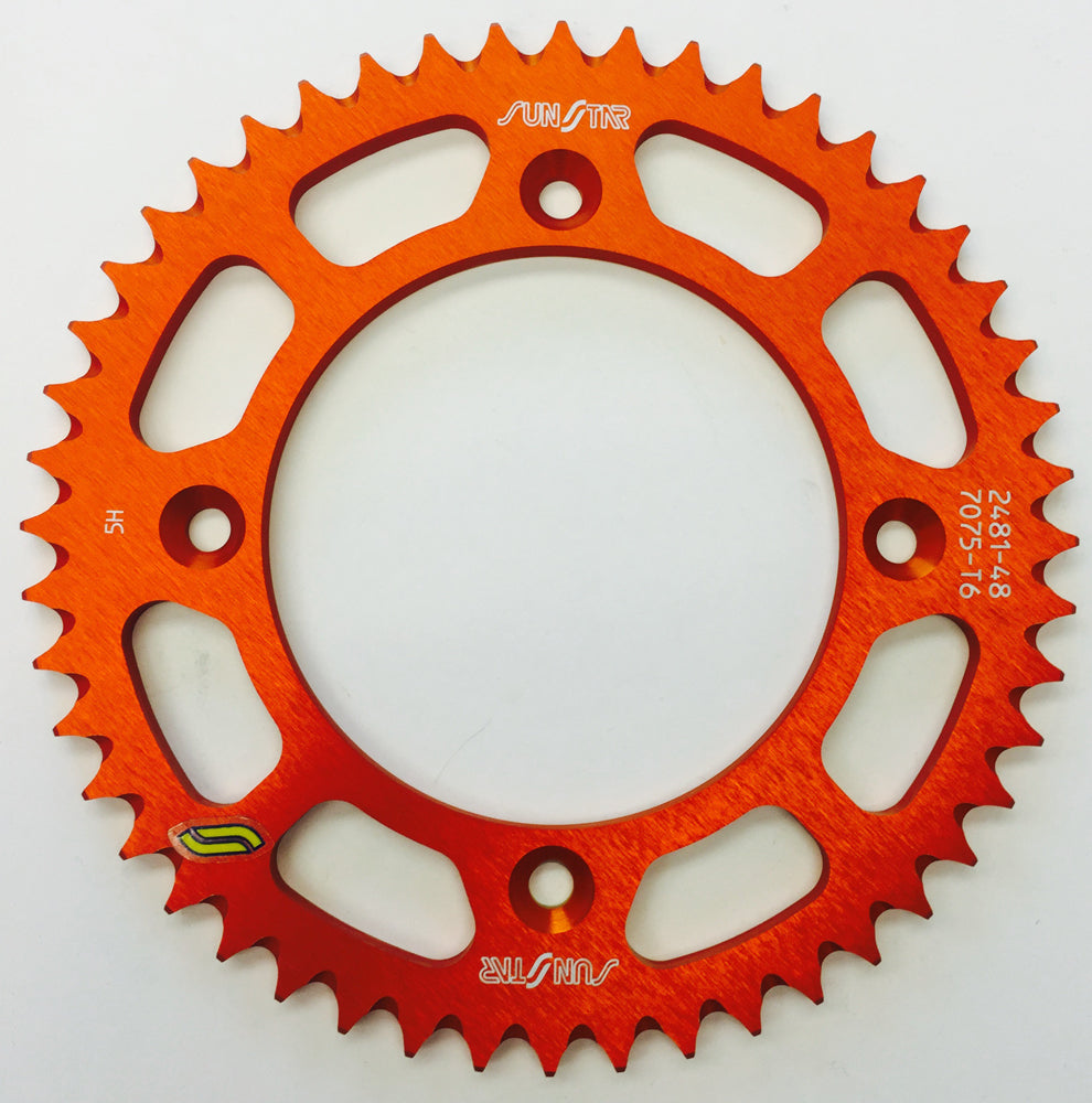 Sunstar Rear Sprocket Aluminum 48T-428 Org Husq/Ktm