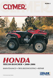 Clymer Repair Manual Hon Trx350 Rancher