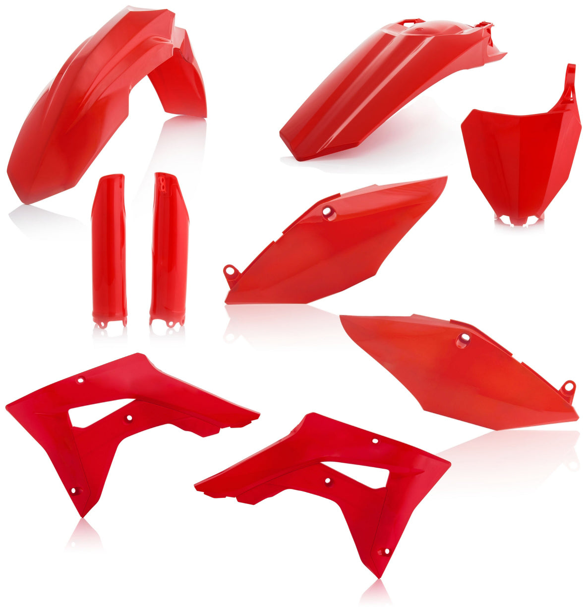 Acerbis Full Plastic Kit Red • #26454-70227