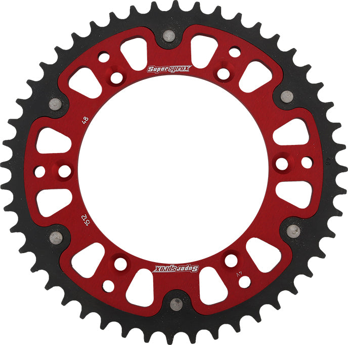 Supersprox Rear Stealth Sprocket Alu/Stl 48T-520 Red Beta/Gas/Husq/She