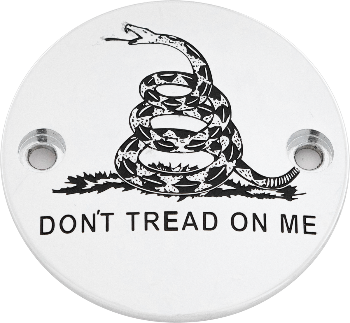 Custom Engraving M8 Timer Cover Don'T Tread Chrome