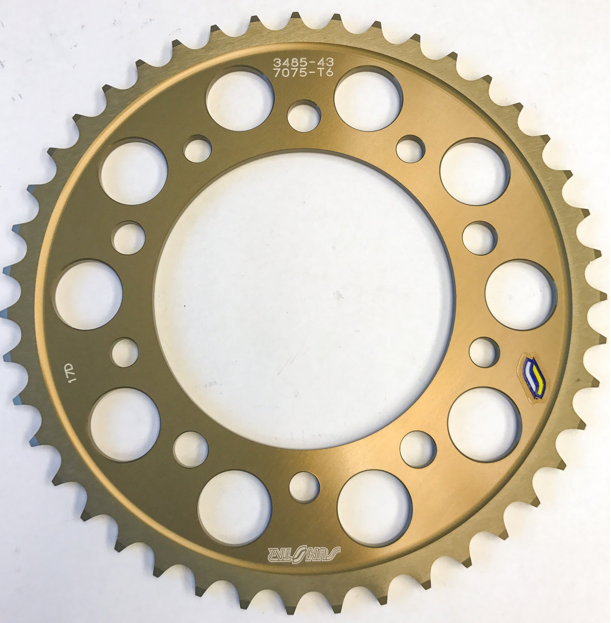 Sunstar Rear Sprocket Aluminum 43T-520 Yam