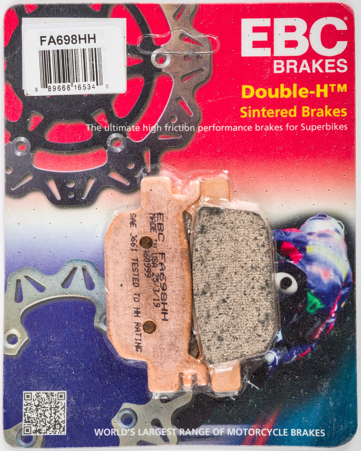 Ebc Brake Pads Fa698Hh Double-H Sintered