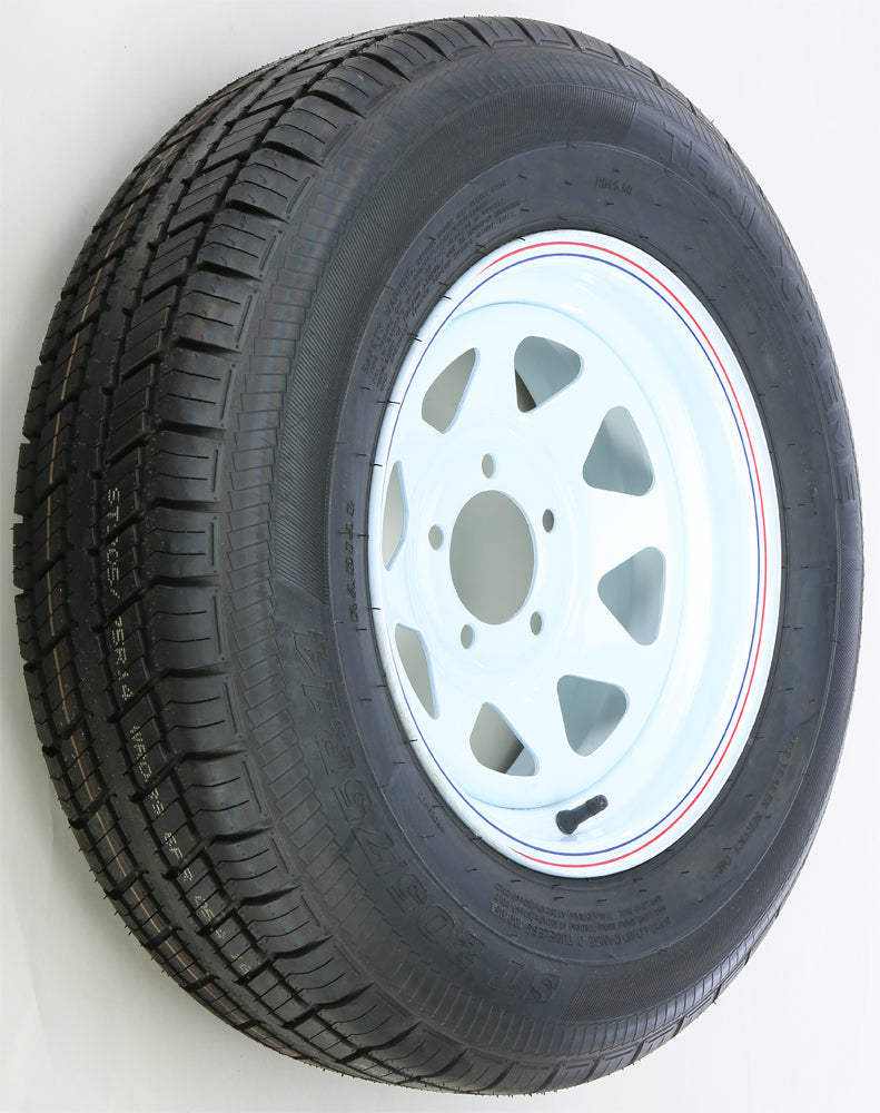Awc Trailer Tire And Wheel Assembly White • #58-8172