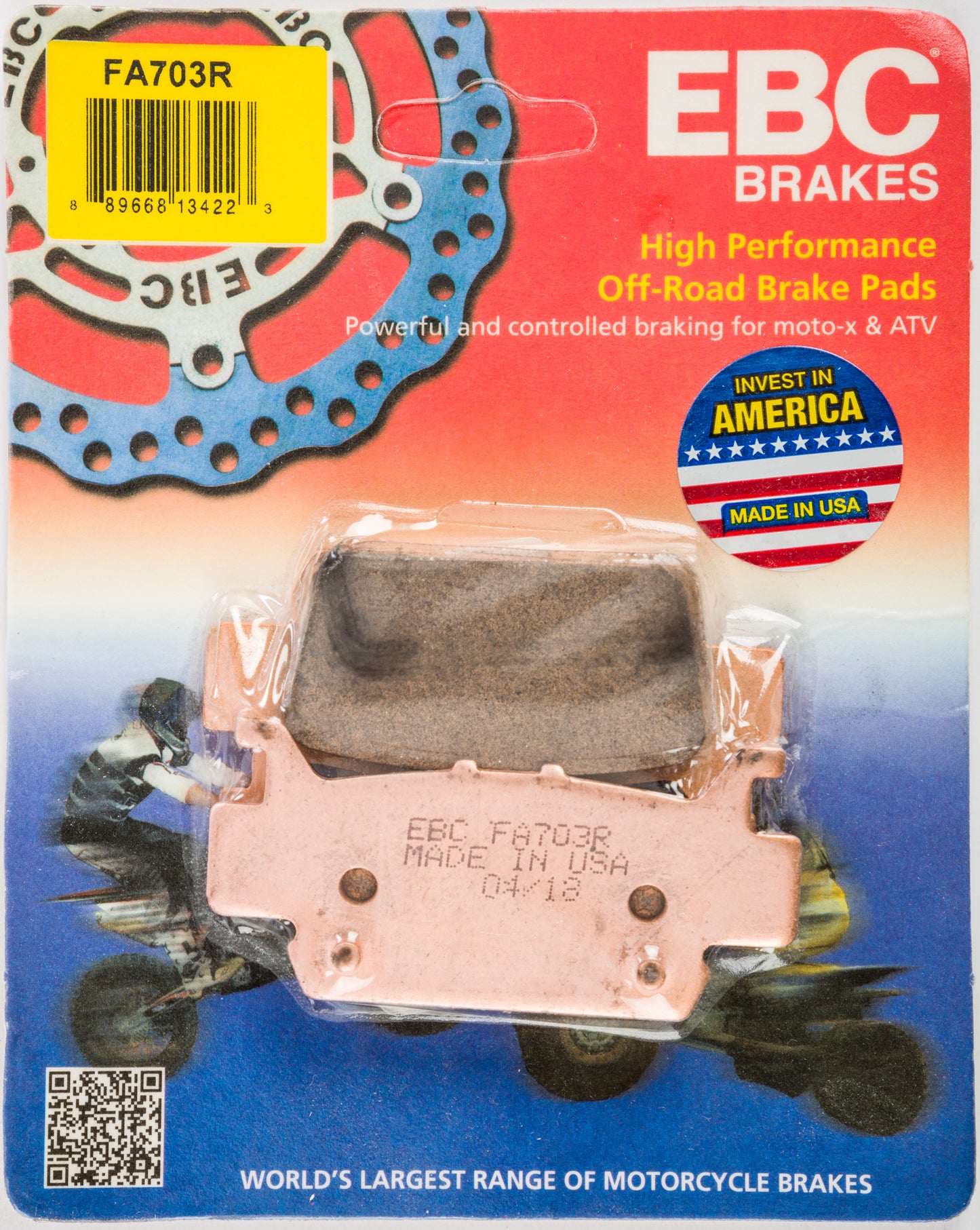 Ebc Brake Pads Fa703R Sintered R Series