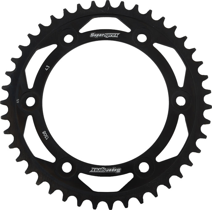 Supersprox Rear Sprocket Steel 43T-520 Blk Hon • #106-130843