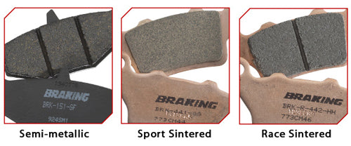 Braking Brake Pad Set Semi-Metallic • #31-764S