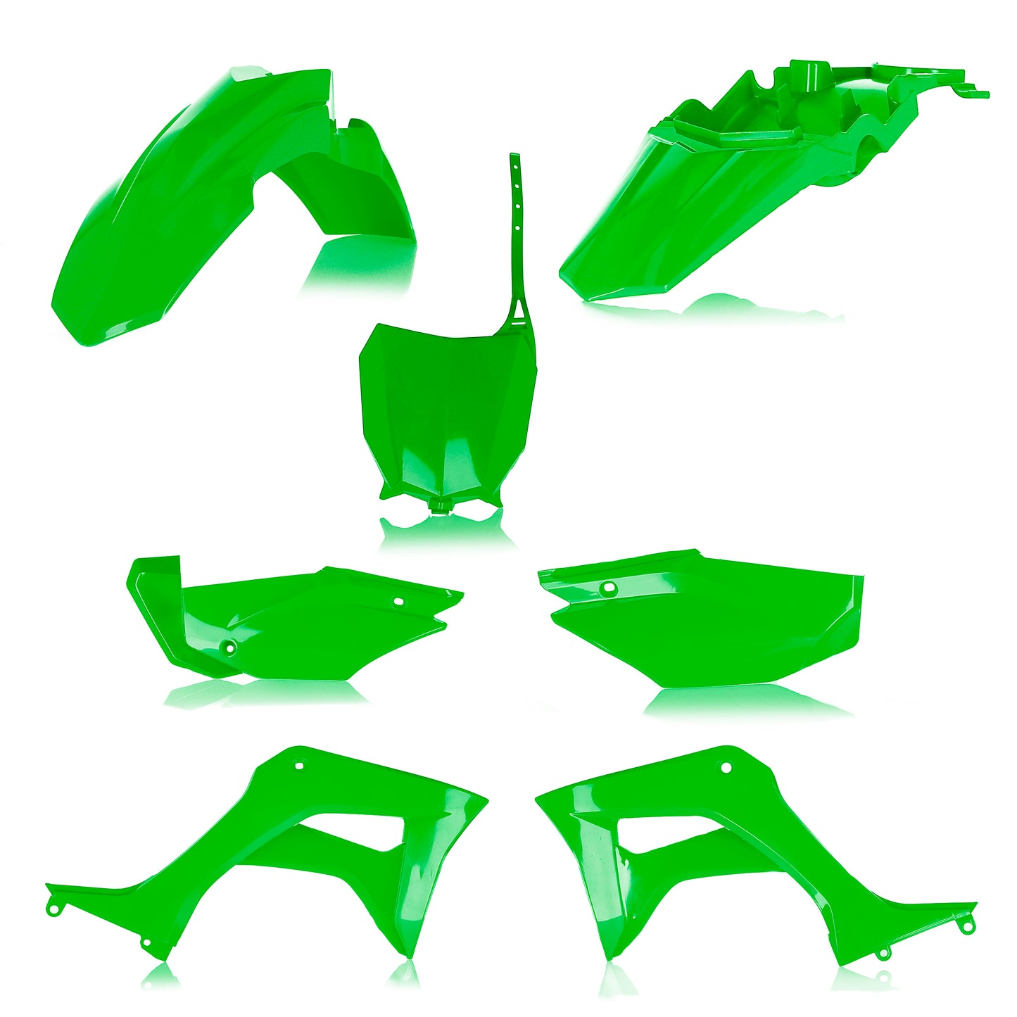 Acerbis Full Plastic Kit Hon Green