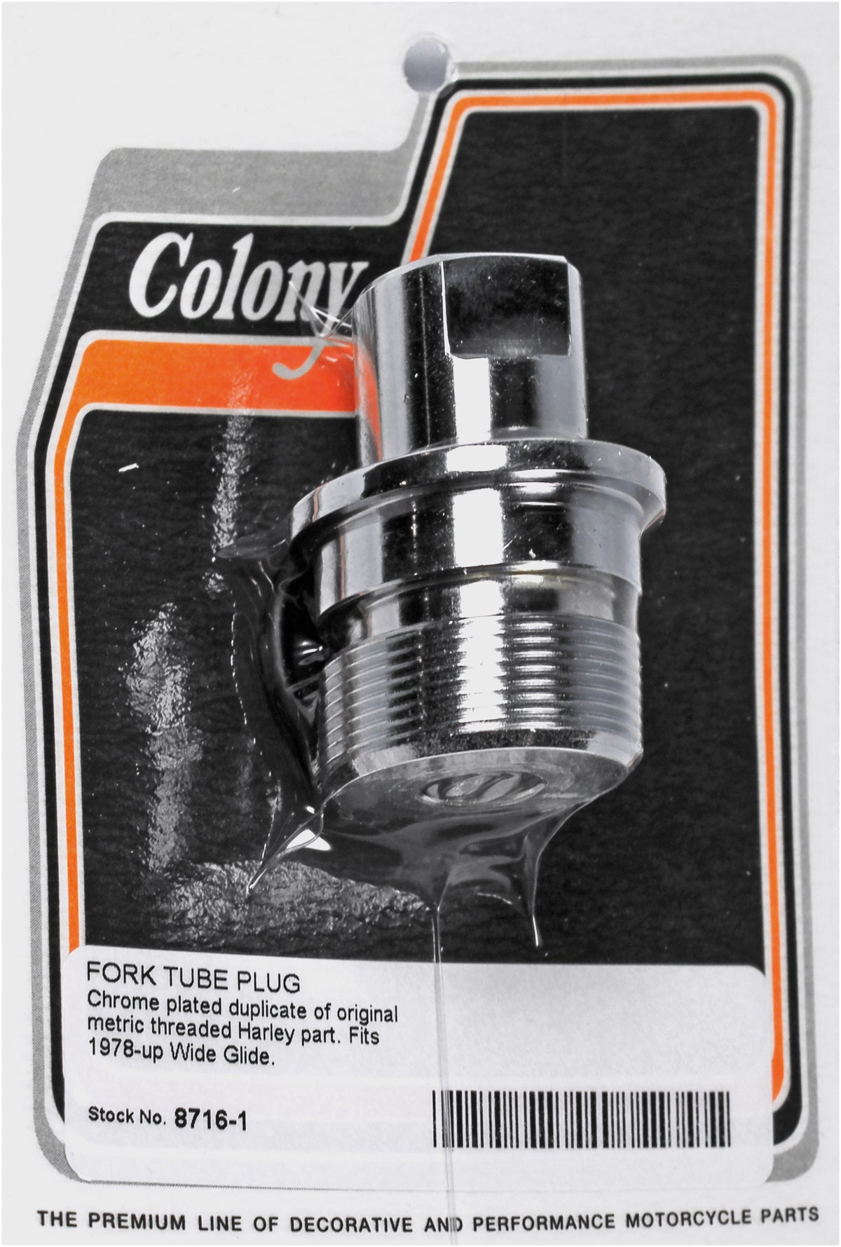 Colony Machine Fork Tube Plug