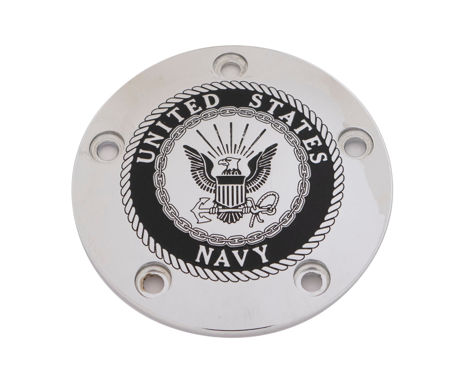 Custom Engraving Tc Timer Cover Navy Chrome