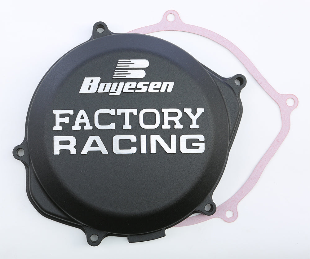 Boyesen Factory Racing Clutch Cover Black • #59-7206AB