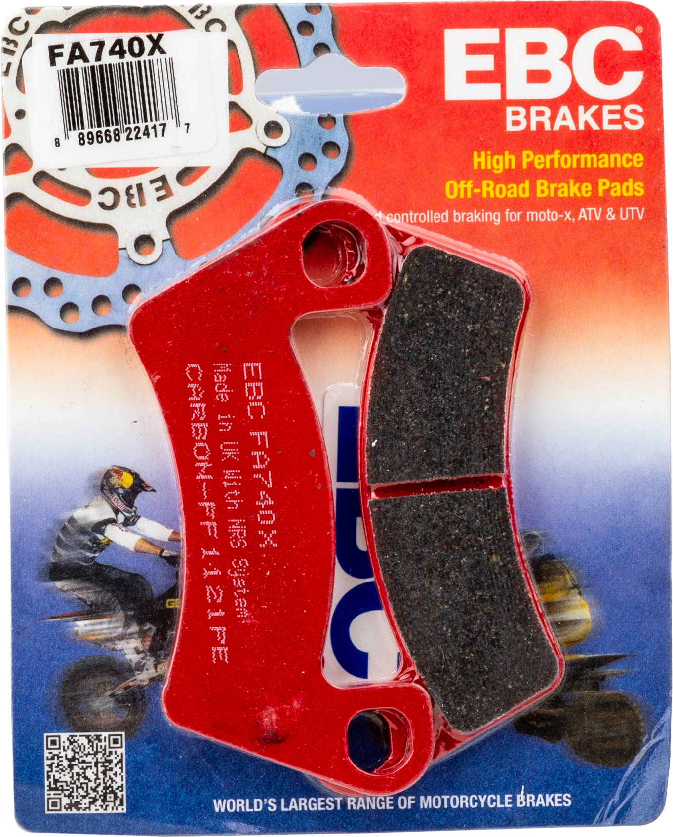 Ebc Brake Pads Fa740X Carbon X Series