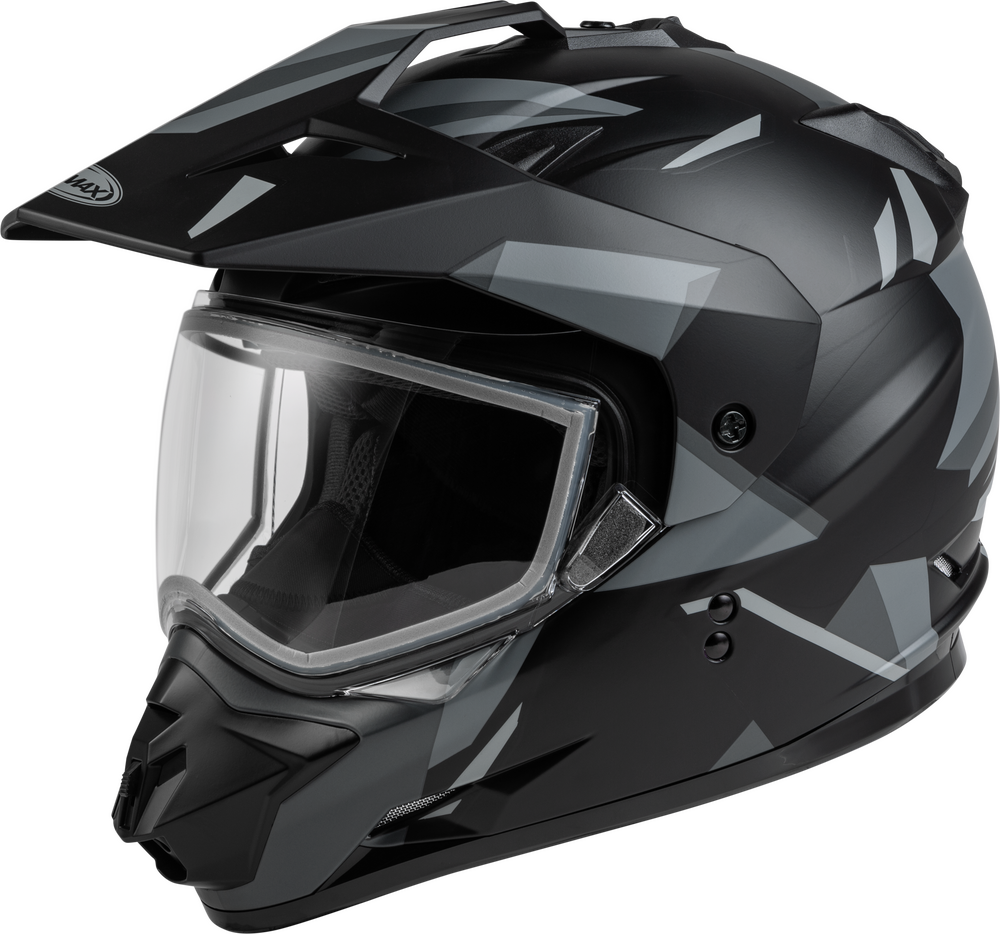 GMAX GM-11S RIPCORD ADVENTURE SNOW HELMET MATTE BLACK/GREY XL