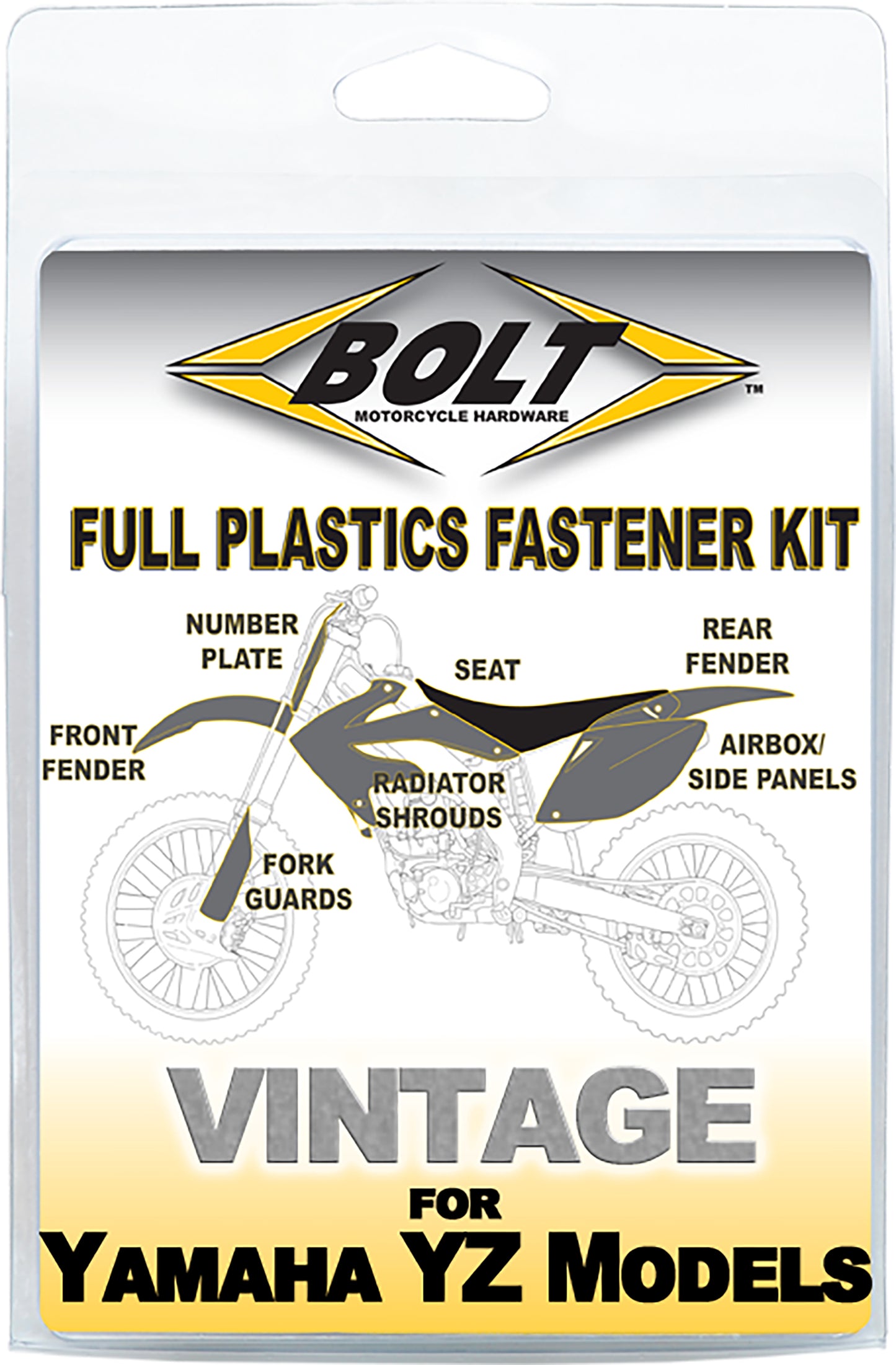 Bolt Full Plastic Fastener Yam • #020-00915