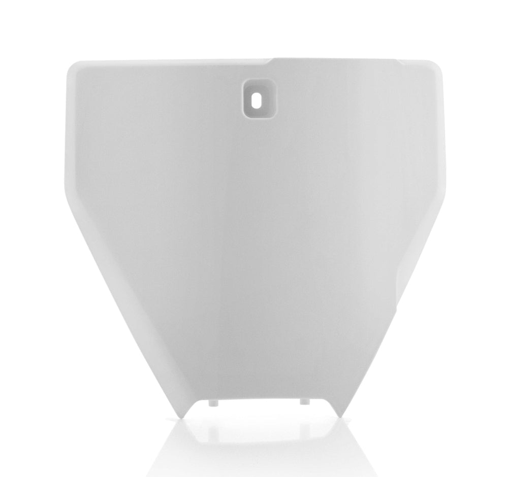 Acerbis Front Number Plate White • #24625-80002