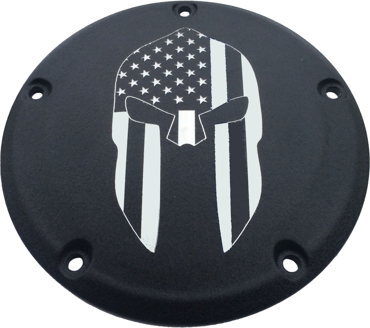 Custom Engraving 7 Tc Derby Cover Spartain Black