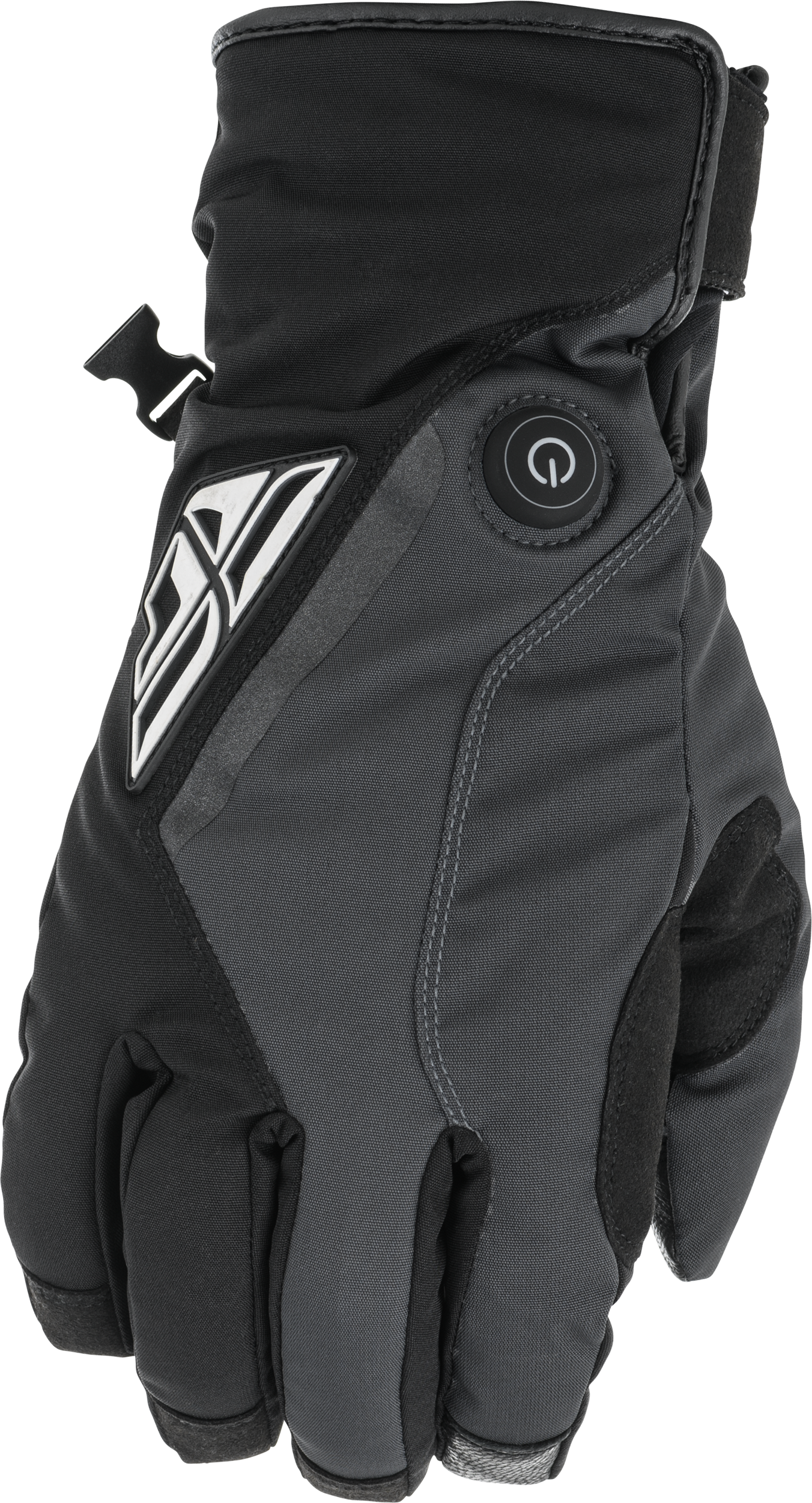 Fly Racing Title Heated Gloves Black/Grey 4X