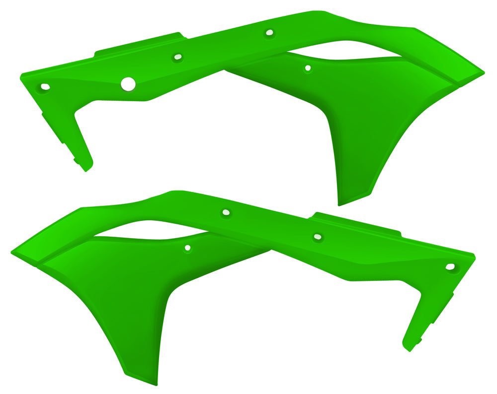 Acerbis Radiator Shrouds Green • #26306-10006