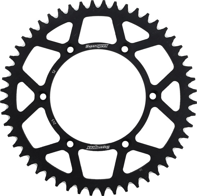 Supersprox Rear Sprocket Aluminum 52T-520 Blk Yam
