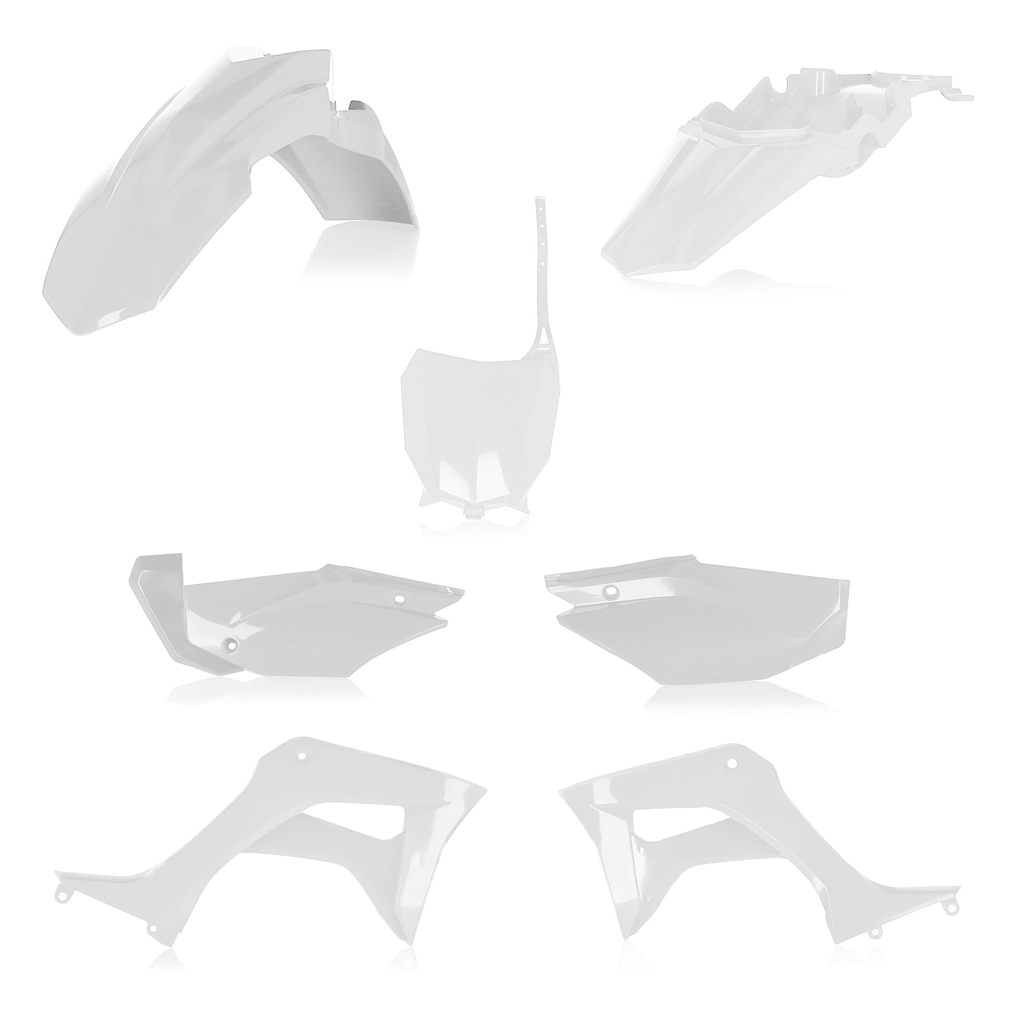 Acerbis Full Plastic Kit Hon White