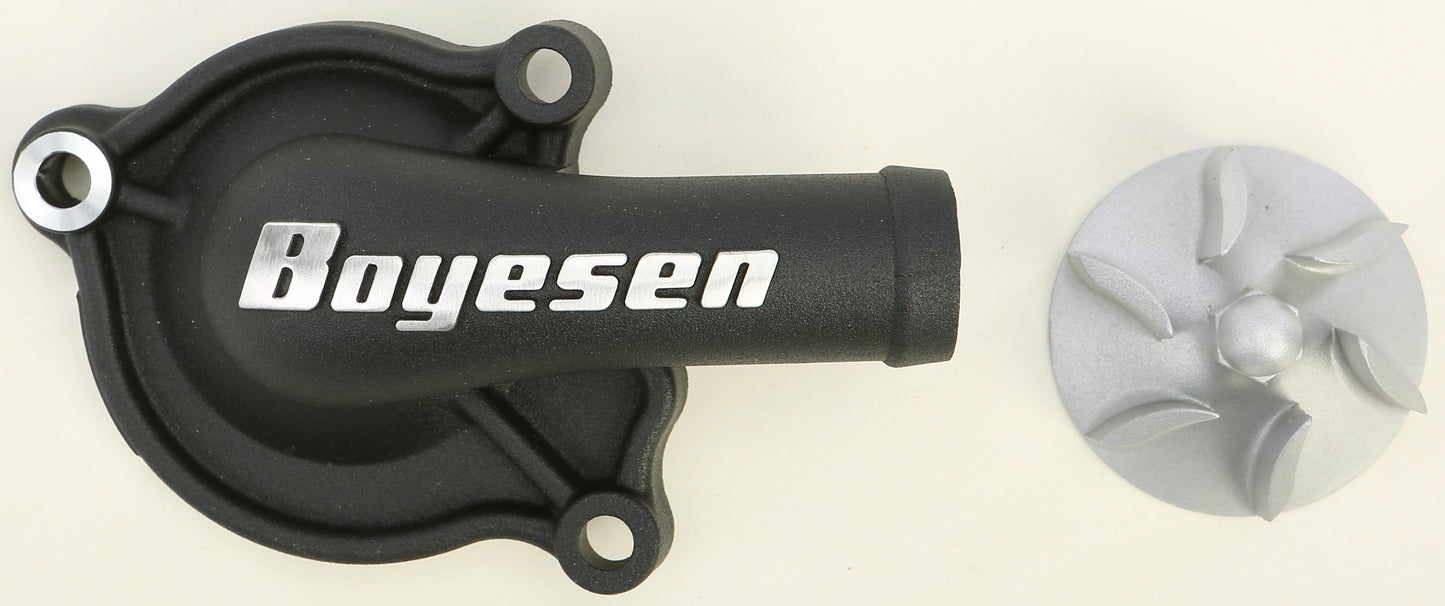 Boyesen Waterpump Cover & Impeller Kit Black • #59-8608B