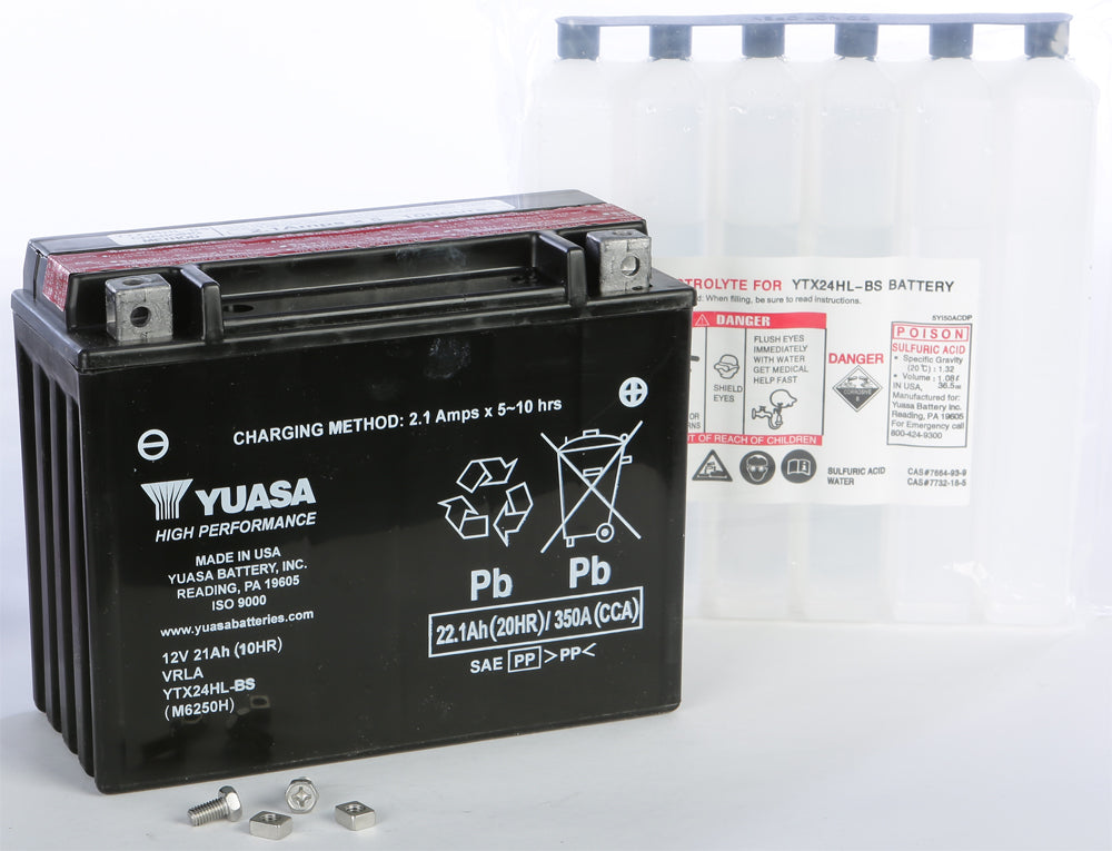 Yuasa Battery Ytx24Hl-Bs Maintenance Free
