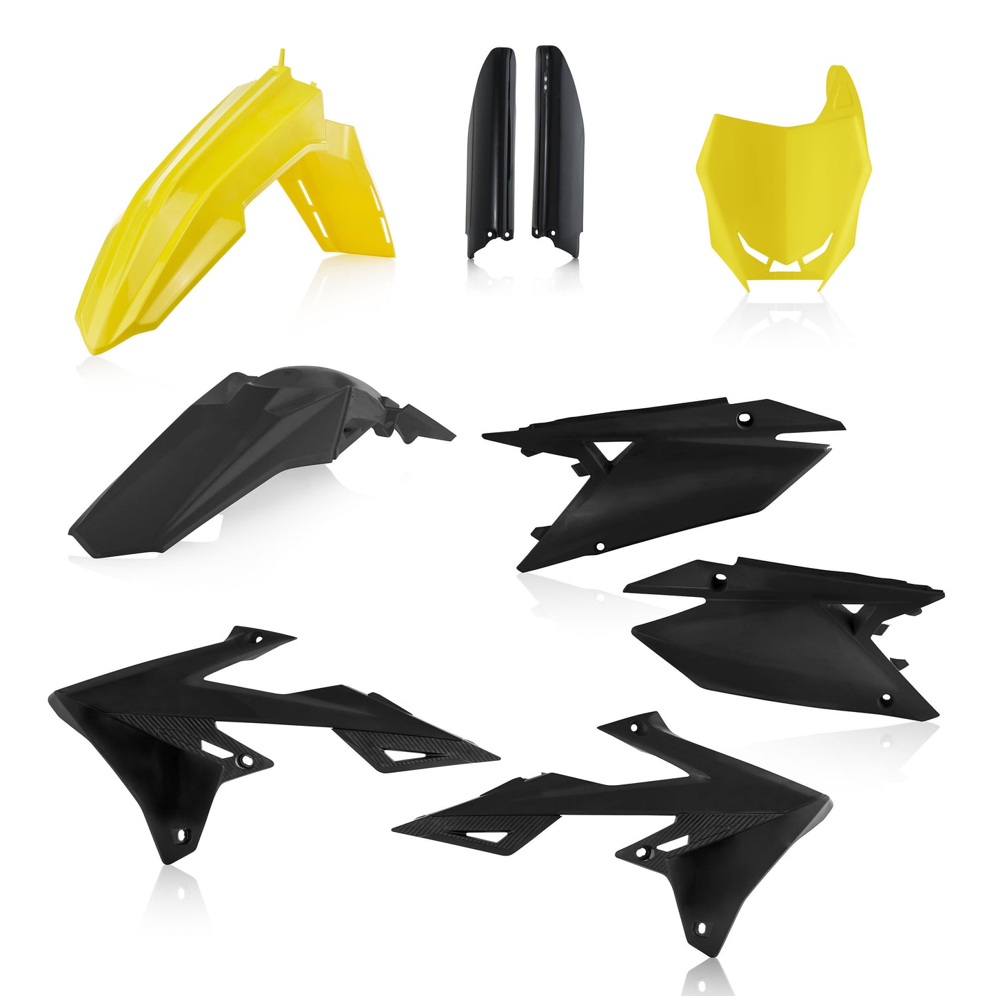 Acerbis Full Plastic Kit Suz Yellow/Black