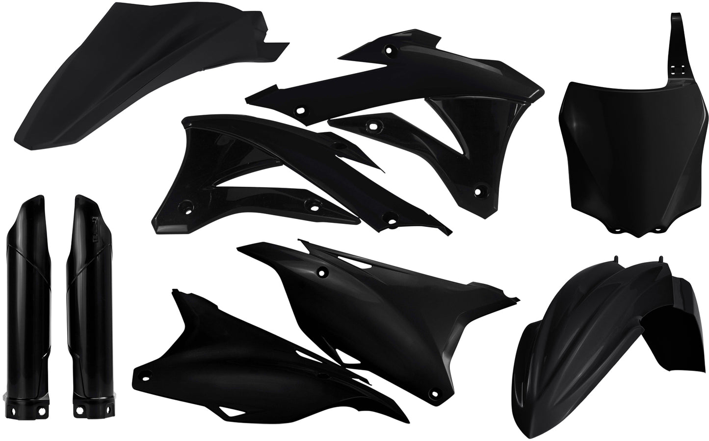 Acerbis Full Plastic Kit Black • #23741-10001
