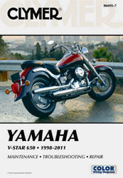 Clymer Repair Manual Yam Xvs650 Vstar