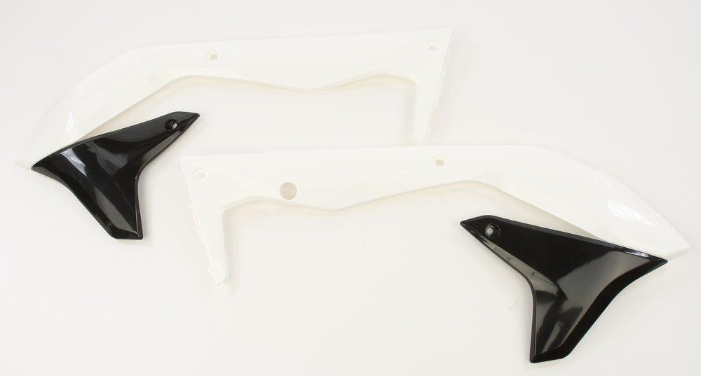 Acerbis Radiator Shrouds White/Black • #24496-91035