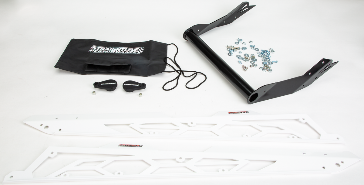 Straightline Hide 'N' Go Rear Bumper S-D 165" White