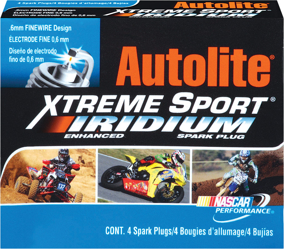 Autolite Spark Plug Xs3923/4 Iridium Xtreme Sport