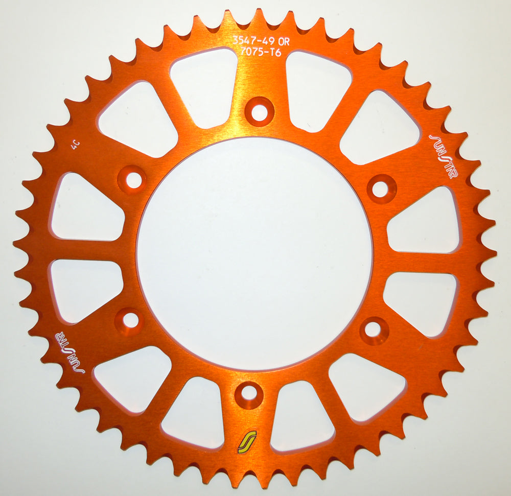 Sunstar Rear Sprocket Aluminum 51T-520 Org Hus/Husq/Ktm