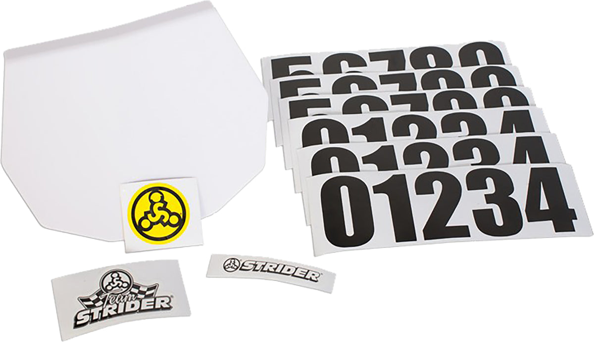 Strider Balance Bike Blank Number Plate