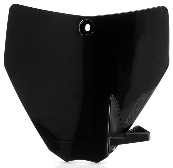 Acerbis Front Number Plate Black • #23933-70001