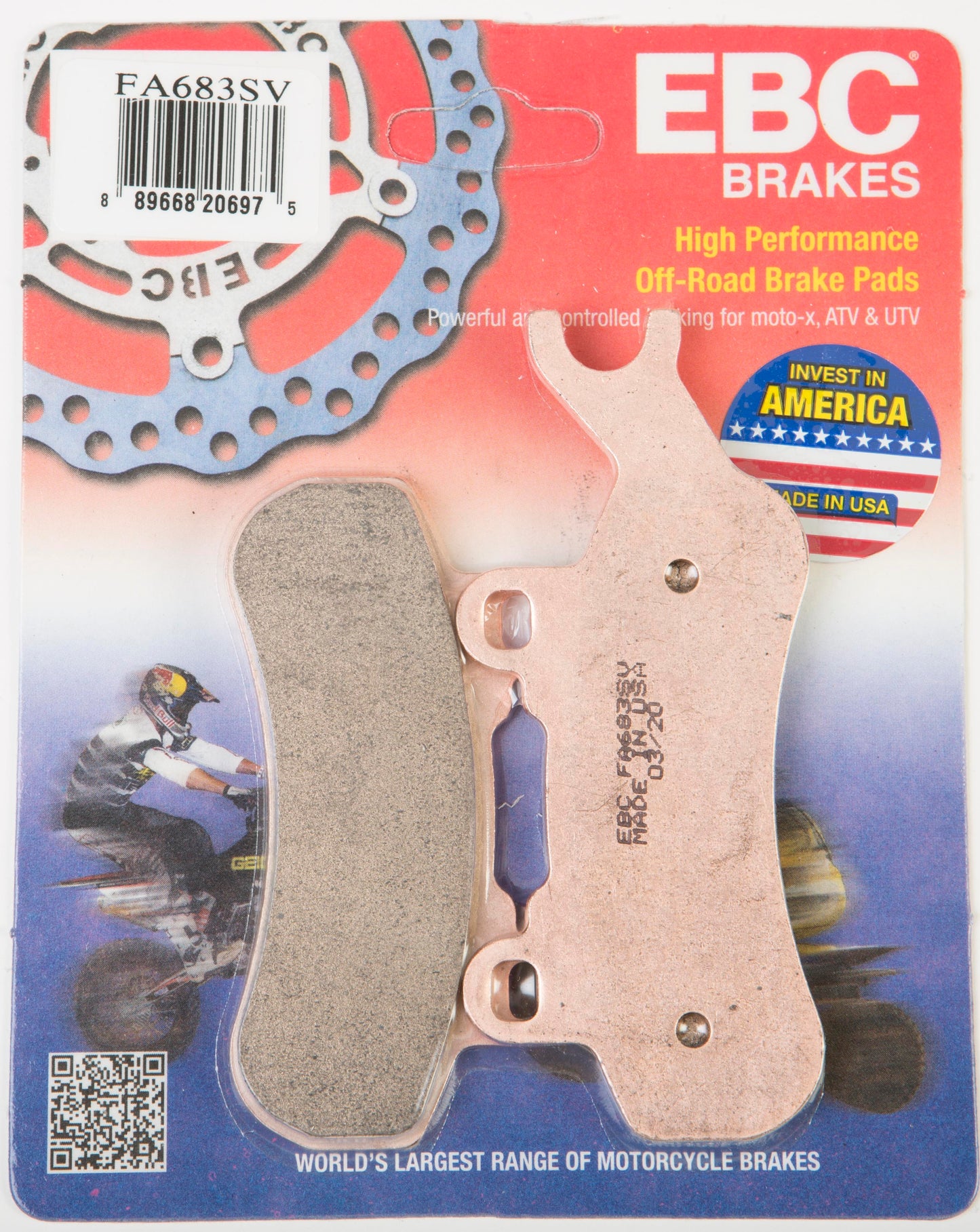 Ebc Brake Pads Fa683Sv Severe Duty Sv Series