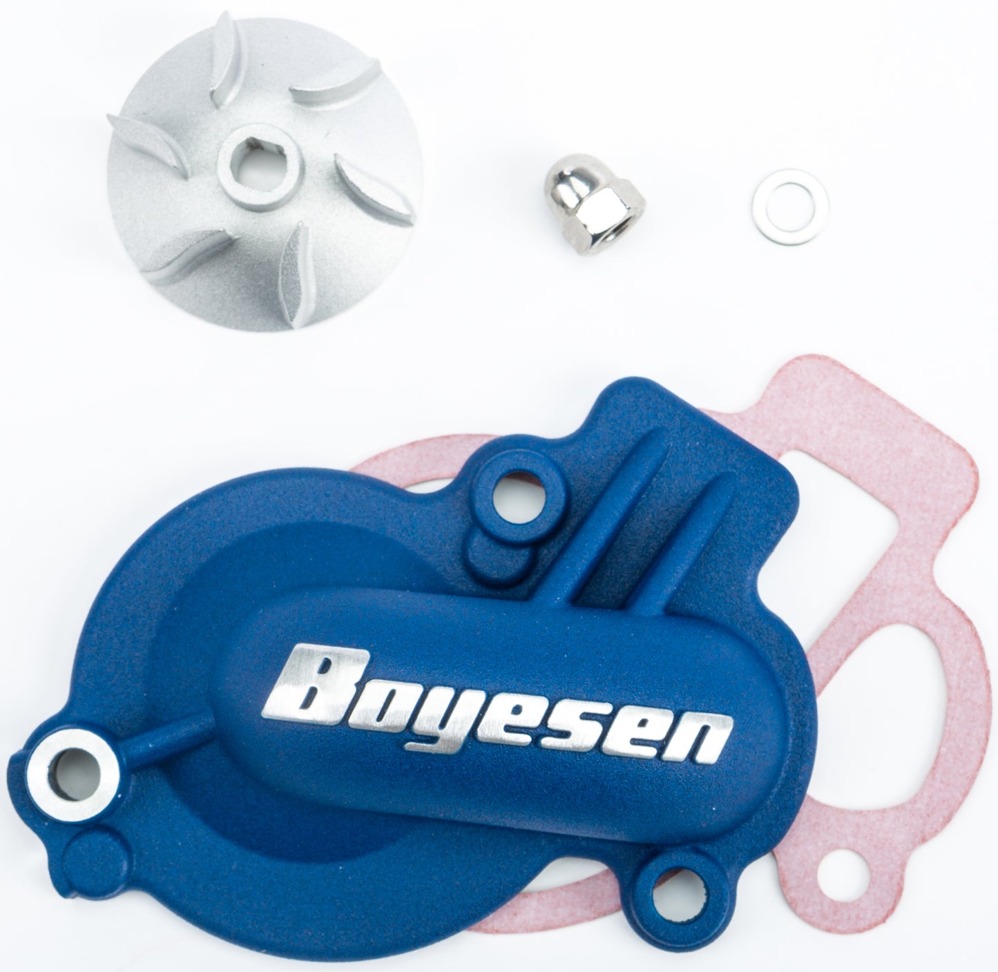 Boyesen Waterpump Cover & Impeller Kit Blue • #59-8625AL