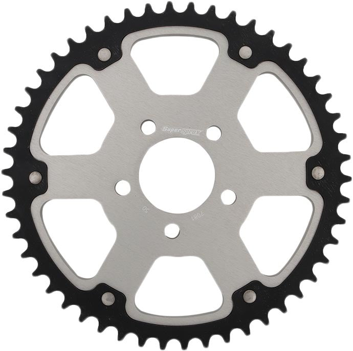 Supersprox Rear Stealth Sprocket Alu/Stl 50T-530 Slv Hd